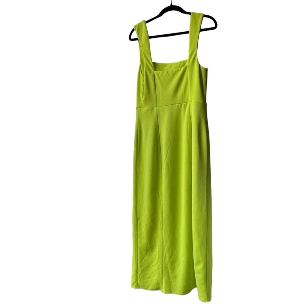 show me your mumu eden midi dress citrine yellow women size large - Picture 6 of 12